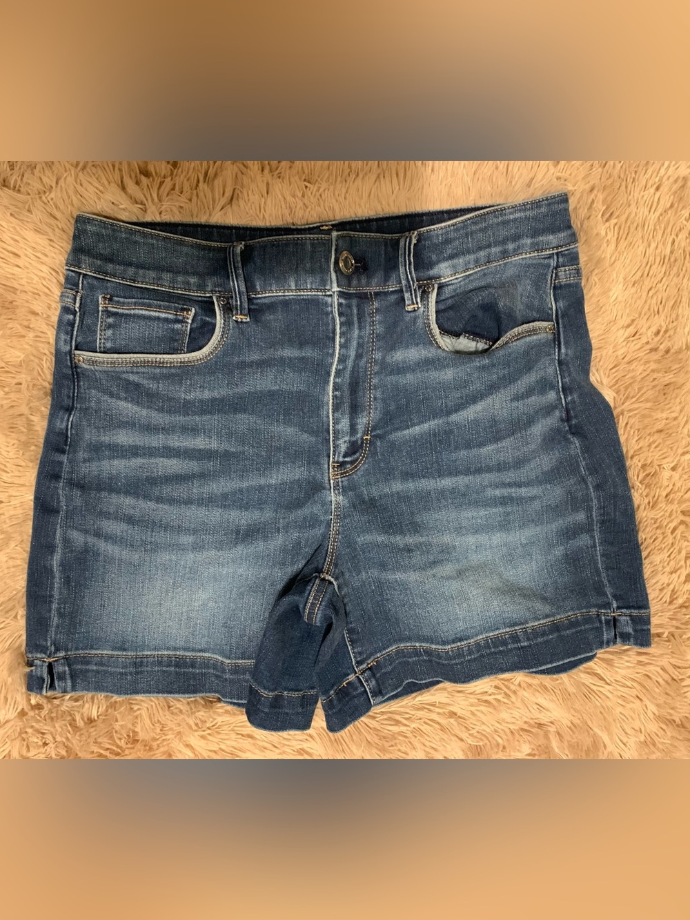 White House Black Market Everyday Soft High Rise Denim Jean Shorts